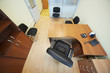 High angle view of office cabinet