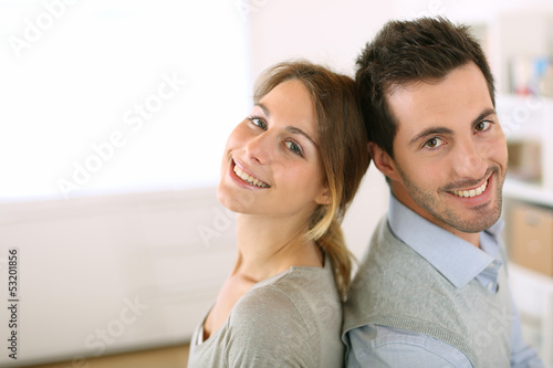 Photo: Portrait of smiling loving couple Portrait of smiling loving couple