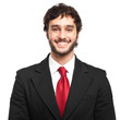 Foto: Young businessman isolated on white Young businessman isolated on white