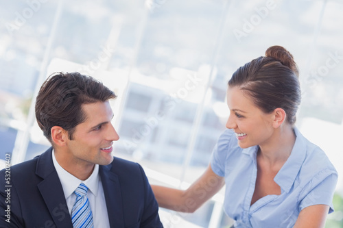 Photo: Happy business people smiling Happy business people smiling