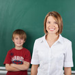 Smiling teacher
