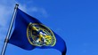 Video: Nebraska State Flag Waving On Blue Sky HD Nebraska State Flag Waving On Blue Sky HD