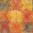 Grunge striped and quilted colorful seamless pattern