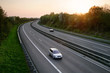 Auto auf der Autobahn
