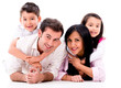 Beautiful family portrait