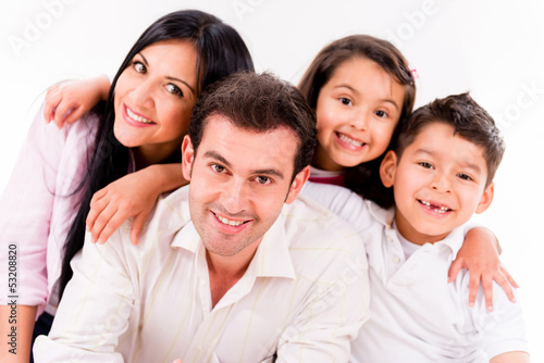 Photo: Happy family smiling Happy family smiling