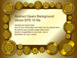canvas print picture Gears background