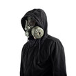 Photo: Man wearing gas mask Man wearing gas mask