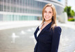 Smiling businesswoman portrait