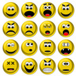 Illustration: Smileys gialli 3d set 1 Smileys gialli 3d set 1