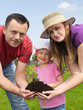 Photo: Family gardening Family gardening