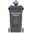 Comical Government Policies garbage bin