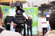 Photo: covering an event with a video camera covering an event with a video camera