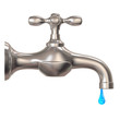 Water waste over white