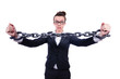 Woman with hands and handcuffs