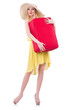 Young woman preparing for vacation