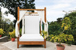 Outdoor Bed With Curtains