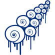 Spiral Graffiti Design
