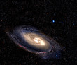 Spiral galaxy in space.