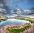 River and mountains in Kazakhstan