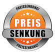 5 Star Button orange PREISSENKUNG DTO DTO