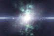 explosion in space