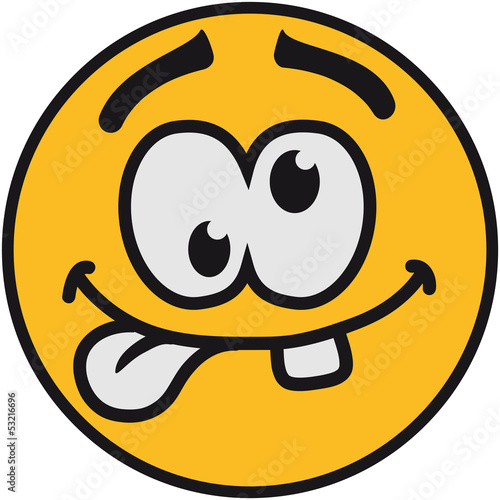 Illustration: Crazy Smiley Face Design Crazy Smiley Face Design