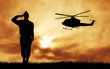 soldiers silhouette