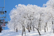 樹氷と雪景色