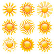 Sun Icons Orange