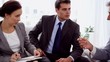 Businesswoman fixing an appointment