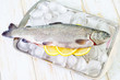 raw trout