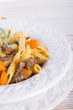 Foto: penne with goulash penne with goulash