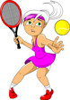 young tennis player