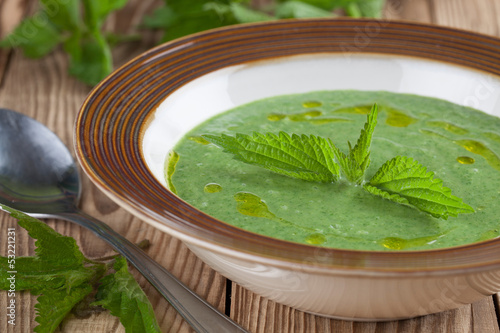 Photo: Nettle cream soup Nettle cream soup