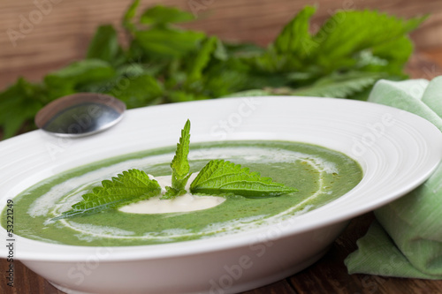 Photo: Nettle cream soup Nettle cream soup