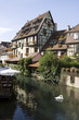 The "Little Venice" (la Petite Venise) in Colmar city,  France