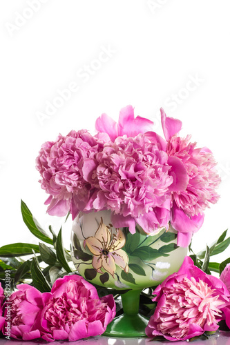 Photo: pink peonies pink peonies