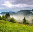 Foto: Evening landscape in the mountains. Ukraine. Evening landscape in the mountains. Ukraine.