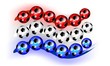 Illustration: NEDERLAND - vlag voetbal NEDERLAND - vlag voetbal