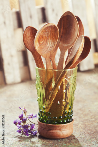 Photo: Wooden cooking utensils Wooden cooking utensils