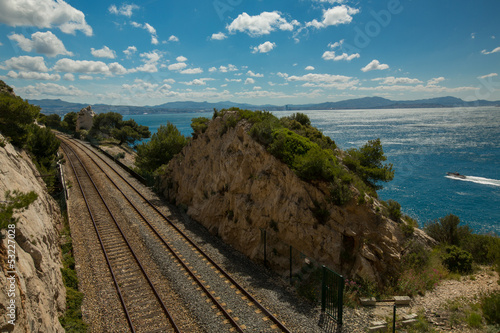 Photo: ligne de chemin de fer ligne de chemin de fer