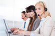 Happy Business People Working On Laptop