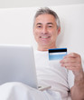 Mature Man Shopping Online