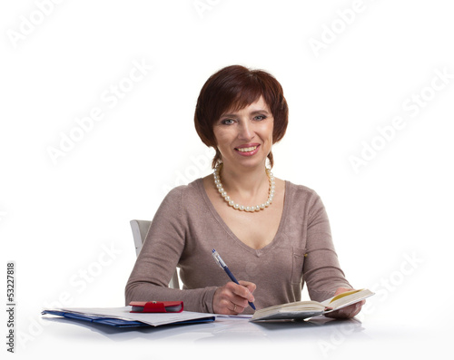 Photo: smiling senior woman smiling senior woman