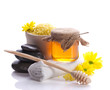 Photo: spa still with honey and flowers spa still with honey and flowers