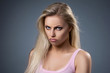 portrait of a disaffected young woman