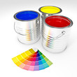 Photo: can color paint can color paint