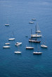 Photo: Boats anchored in the bay of Villefranche, French Riviera Boats anchored in the bay of Villefranche, French Riviera