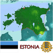 Estonia Europe emblem map symbol administrative divisions